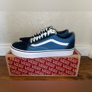 Brand New Mens Vans Old Skool (10) Navy